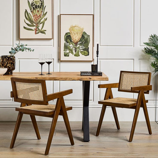 Silla Josefina Marron